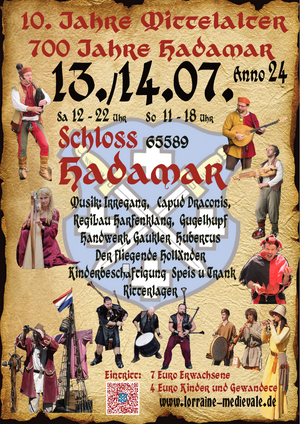 Mittelaltermarkt am 13. und 14. Juli in Hadamar