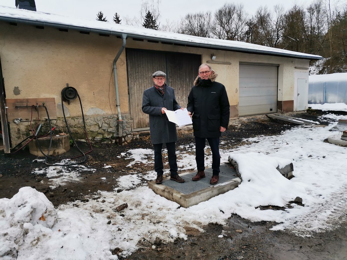 Landrat Köberle übergibt Förderbescheid Für Bauhof In Hadamar Stadt Hadamar 1333